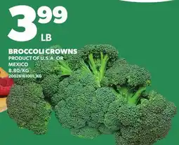 Loblaws BROCCOLI CROWNS offer