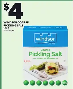 Loblaws WINDSOR COARSE PICKLING SALT offer