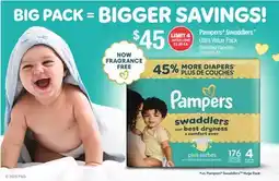 Loblaws PAMPERS SWADDLERS offer
