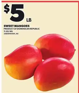Loblaws SWEET MANGOES offer