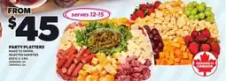 Loblaws PARTY PLATTERS, 850 G-2.5 KG offer