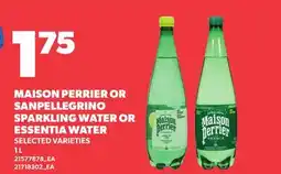 Loblaws MAISON PERRIER OR SANPELLEGRINO SPARKLING WATER OR ESSENTIA WATER offer