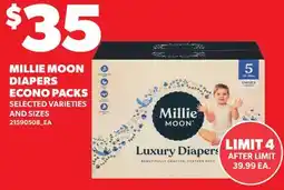 Loblaws MILLIE MOON DIAPERS ECONO PACKS offer