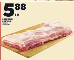 Loblaws PORK BELLY PORTION offer