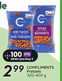 Sobeys COMPLIMENTS Pretzels offer