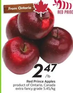 Sobeys Red Prince Apples offer