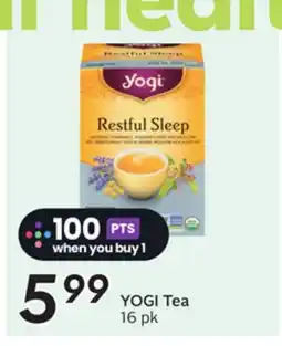 Sobeys YOGI Tea offer