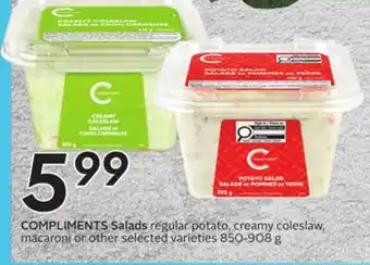 Sobeys COMPLIMENTS Salads offer