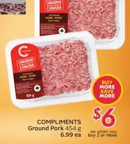 Sobeys COMPLIMENTS Ground Pork offer