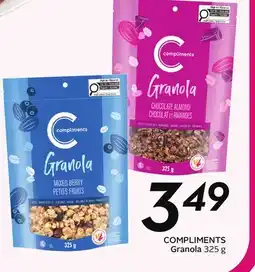 Sobeys COMPLIMENTS Granola - berry fest offer