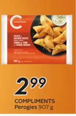 Sobeys COMPLIMENTS Perogies offer