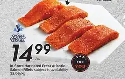 Sobeys In-Store Marinated Fresh Atlantic Salmon Fillets offer