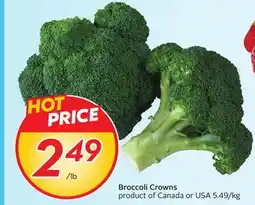 Sobeys Broccoli Crowns offer