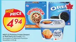 Sobeys Premium Frozen Dessert or Real Dairy Ice Cream offer