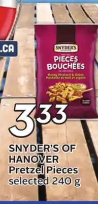 Sobeys SNYDER'S OF HANOVER Pretzel Pieces offer