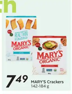 Sobeys MARY'S Crackers offer