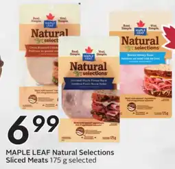 Sobeys MAPLE LEAF Natural Selections Sliced Meats offer