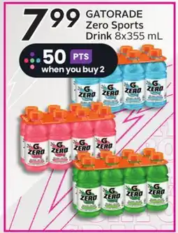 Sobeys Zero Sports Drink offer