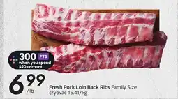 Sobeys Fresh Pork Loin Back Ribs Family Size offer