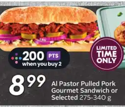 Sobeys Al Pastor Pulled Pork Gourmet Sandwich or Selected offer