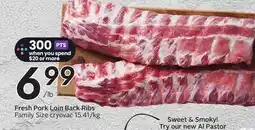 Sobeys Fresh Pork Loin Back Ribs offer