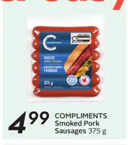Sobeys COMPLIMENTS Smoked Pork Sausages offer
