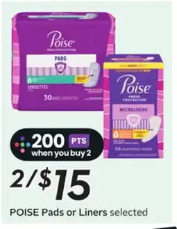 Sobeys Pads or Liners offer