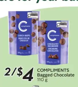 Sobeys COMPLIMENTS Bagged Chocolate offer