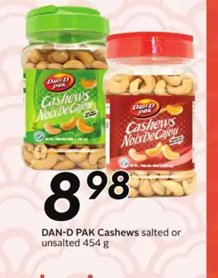 Sobeys DAN-D PAK Cashews offer