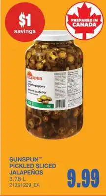 Wholesale Club PICKLED SLICED JALAPEÑOS offer