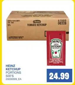Wholesale Club KETCHUP PORTIONS, 500'S offer