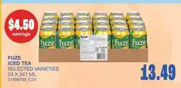 Wholesale Club ICED TEA offer