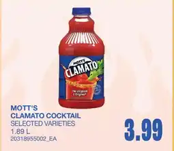 Wholesale Club CLAMATO COCKTAIL offer