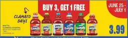 Wholesale Club CLAMATO DAYS offer