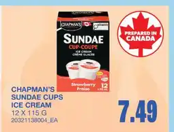 Wholesale Club SUNDAE CUPS ICE CREAM offer