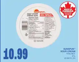 Wholesale Club SOUR CREAM offer