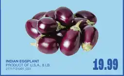 Wholesale Club INDIAN EGGPLANT, 8 LB offer