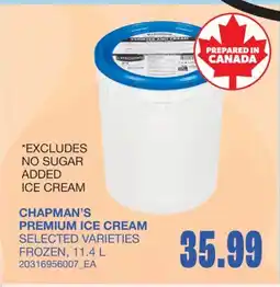 Wholesale Club PREMIUM ICE CREAM offer