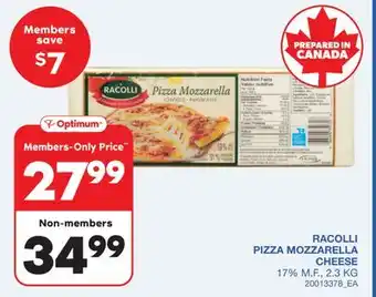 Wholesale Club PIZZA MOZZARELLA CHEESE offer