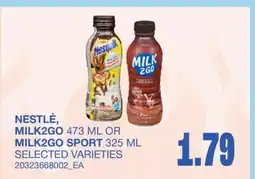 Wholesale Club MILK2GO, 473 ML OR MILK2GO SPORT, 325 ML offer