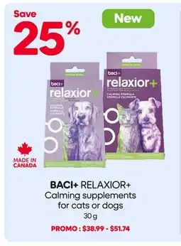 Mondou BACI + RELAXIOR + Calming supplements for cats or dogs offer