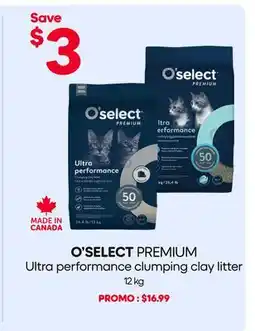 Mondou O'SELECT PREMIUM Ultra performance clumping clay litter offer