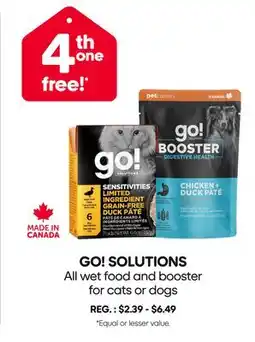 Mondou GO! SOLUTIONS All wet food and booster for cats or dogs offer