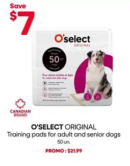 Mondou O'SELECT ORIGINAL Training pads for adult and senior dogs offer