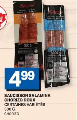L'Intermarché SAUCISSON CHORIZO DOUX | CHORIZO offer