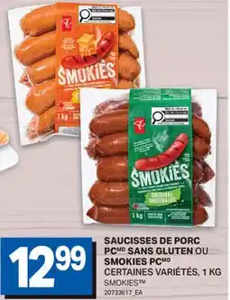 L'Intermarché SAUCISSES DE PORC SANS GLUTEN OU SMOKIES | SMOKIES offer