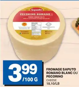 L'Intermarché FROMAGE ROMANO BLANC OU PECORINO | CHEESE offer