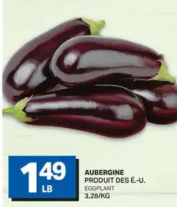 L'Intermarché AUBERGINE | EGGPLANT offer