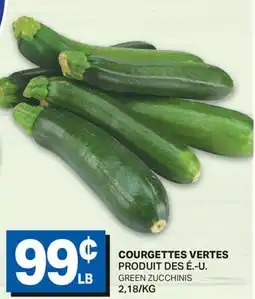 L'Intermarché COURGETTES VERTES | GREEN ZUCCHINIS offer