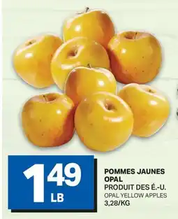 L'Intermarché POMMES JAUNES OPAL | OPAL YELLOW APPLES offer